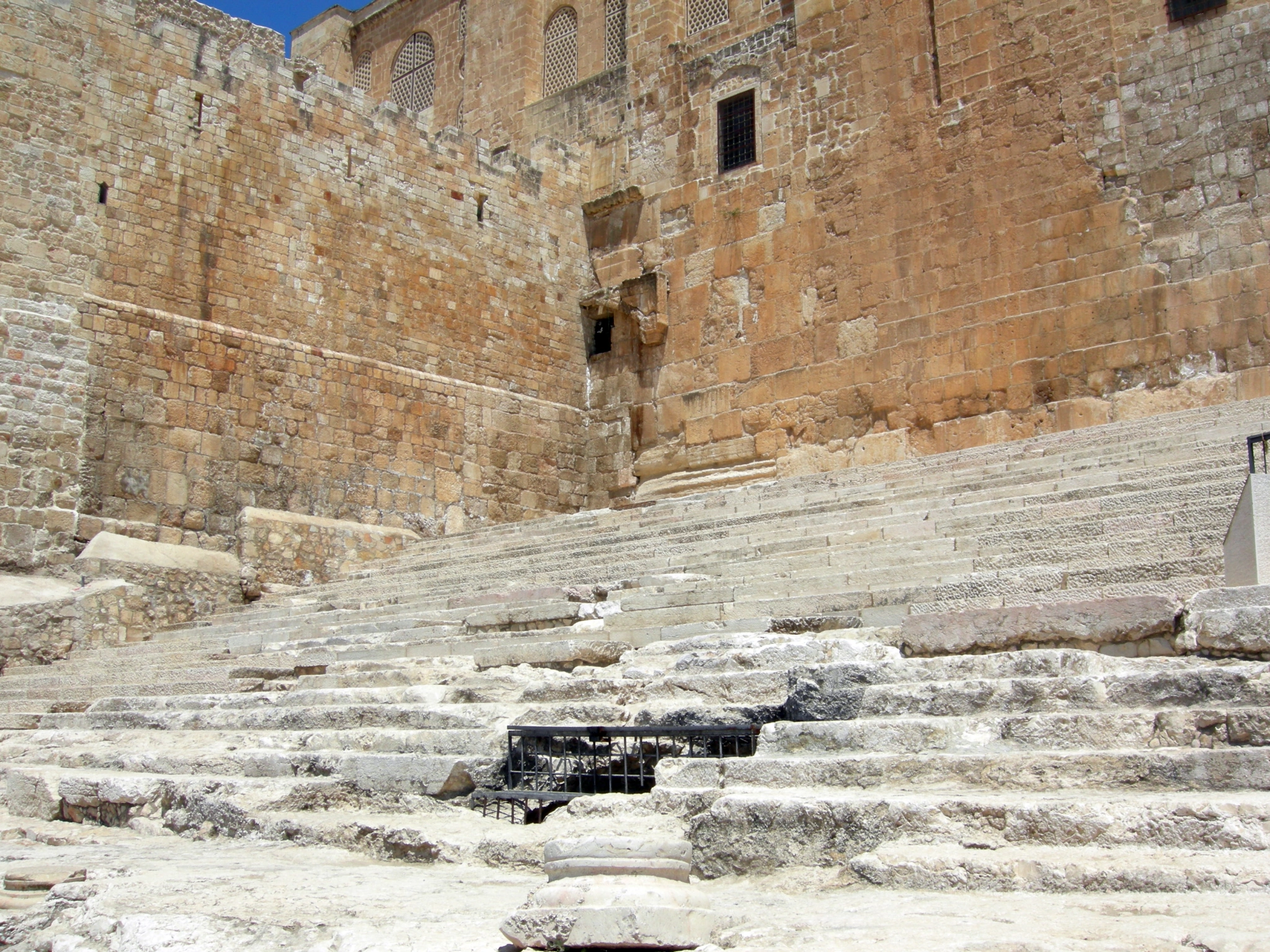 Las escalinatas del templo de Jerusalén