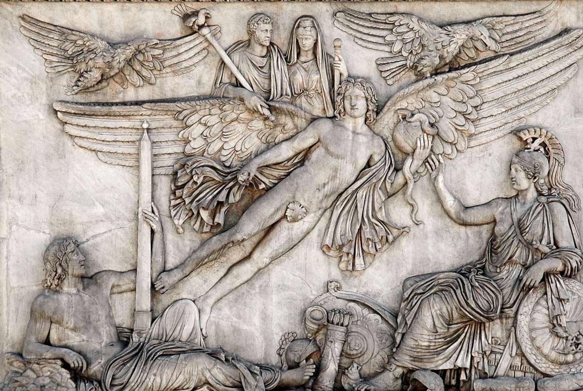 Columna de Antonino Pío - Culto al emperador