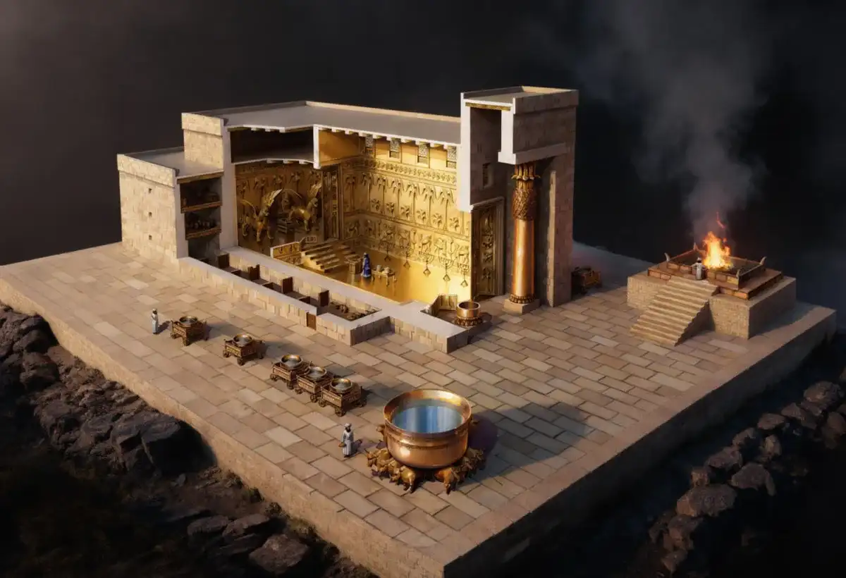 Salomon_Temple_1 Templo de Salomón - Primer Templo de Jerusalén