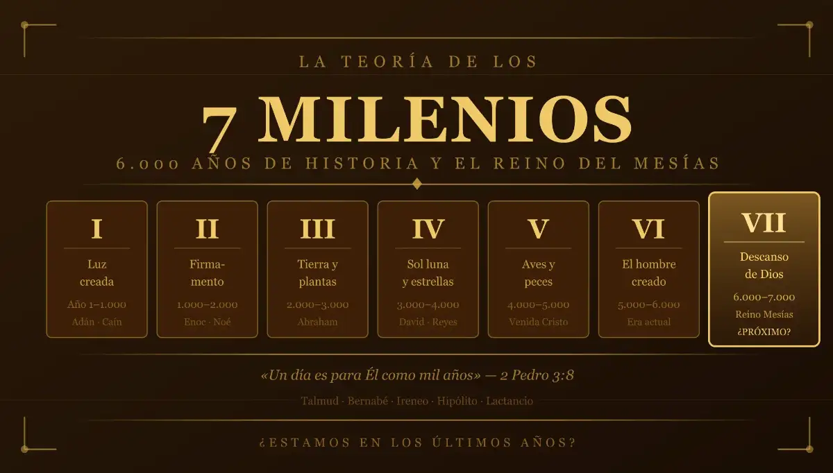 7 mil años. un dia es como mil años